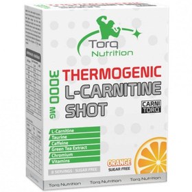 Resim Torq Nutrition Thermogenic L-Carnitine Shot 3000 mg Portakal 8 Adet 