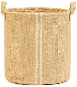 Resim Ocean Home Textile Çizgili Jüt Sepet 30 x 31 cm 