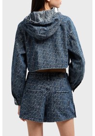 Resim Armani Exchange Bayan Short Xw000555 Af12844 Fb055 Lacivert Lacivert 