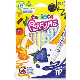 Resim Nessiworld Carioca Kokulu Keçeli Boya Kalemi 12'Li 