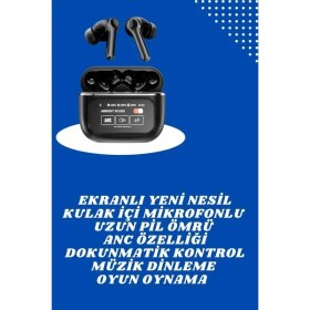 Resim Butik Bfs Ekranlı Yeni Nesil Pro Kulaklık ve Akıllı Saat Kampanyası Kulak Içi Mikrofonlu 