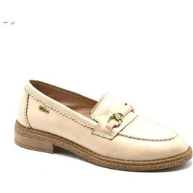 Resim Venüs 2411503y Tokalı Loafer Deri Kadın Ayakkabı Bej 