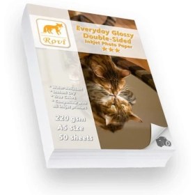Resim Rovi Everyday Parlak Çift Taraflı Fotoğraf Kağıdı - 220Gsm - 50Yp - A5 