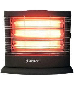 Resim Minisan Midi 2100W Buharlı Quartz Isıtıcı 