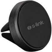 Resim S-link Sl-at18 Universal Ayarlanabilir Siyah Mıknatıslı Araç Telefon Tutucu 