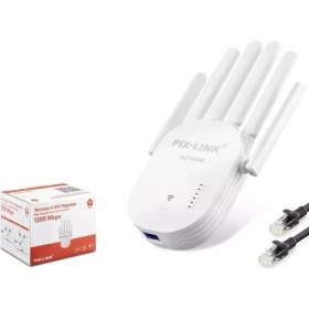 Resim Pix-Link Access Point Router Repeater 1200 Mbps 6 Anten Pix-Link WR60T 