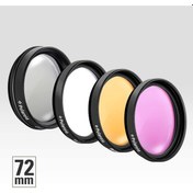 Resim Polaroid Filtre Kit 72 MM 4'lü 