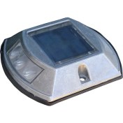 Resim İleri Trafik Güneş Enerjili Yol Butonu Kırmızı 