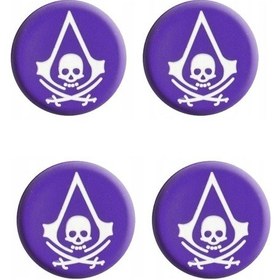 Resim Assassin's Creed Ps5/ps4/ps3/xbox One/one X/one S/series X/series S Analog Silikon Koruyucu -4 Adet Assasins 4 