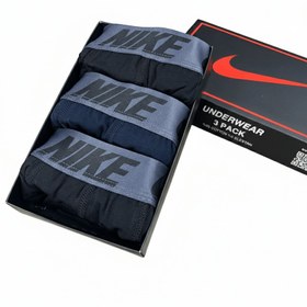 Resim Nike Erkek 3'lü Renkli Boxer 