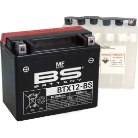 Resim BS Battery Piaggio X10 350 Akü BTX12- Mf 2012-2015 