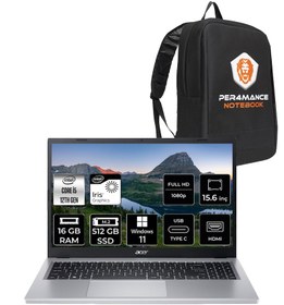 Resim ACER Aspire 3 i5 1235U 16GB RAM 512GB SSD 15.6'' FHD W11P Taşınabilir Bilgisayar & PER4 ÇANTA 