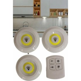 Resim Fantastik Store Kablosuz Pilli Işıldak Masa Lambası Mutfak Tezgah Altı Banyo Dolabı Dolap Içi - Lisinya 