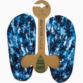 Resim Bonas Erkek Palmiye Desenli Kaymaz Taban Havuz Ve Deniz Ayakkabısı - Mavi / 42-43 