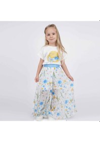 Resim Xo Kids P-003344 Bes 3953 Kız Bluz 2-6 Yaş Ekru 