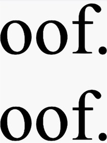 Resim Redline Grafik Oof Oof Sticker 