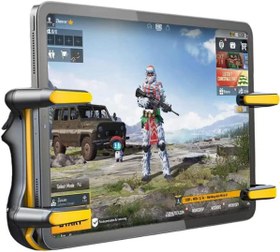 Resim Coverzone 6 Parmak Gamepad Joystick Tablet ipad Geniş Ekran Altı Parmaklı Pubg'ye Özel Otomatik Seri Oyun Kolu Manyetik Tablet Tetik 