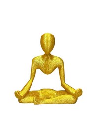 Resim Yoga Temalı Kartvizitlik Altın Renk 