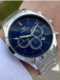 Resim Ferro Çelik Kordon İç Fonksiyonları Aktif Chronograph 30 Mt Su Geçirmez Erkek Kol Saat Efm31371-a3 