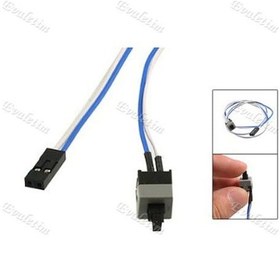 Resim Atx Anakart Power Açma Kapama Butonu 4466A Kablosu Kasa On/Off 