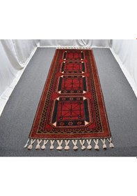 Resim Zehra Abla Halı Yeni El Dokuma Benzersiz Sandıklı Kareli Malatya Yolluk Yün Halı 5654 Renkli 