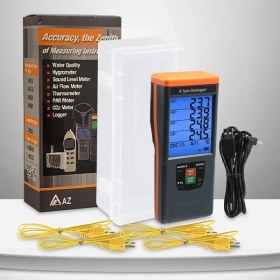 Resim AZ Instruments AZ88594 Glp 4 Kanallı K Tipi Termokupl Veri Kaydedici 