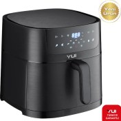 Resim Yui M50 Maxifry Xxl 8 Litre Smart Dokunmatik Airfryer Sıcak Hava Fritöz Siyah 