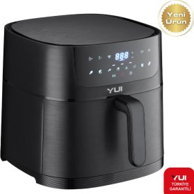 Resim Yui M50 Maxifry Xxl 8 Litre Smart Dokunmatik Airfryer Sıcak Hava Fritöz Siyah 