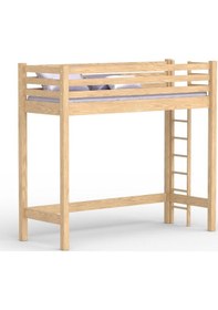 Resim Atlantis Çalışma Alanlı Ranza 90X190 Ahşap Ranza 