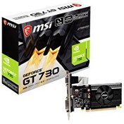 Resim MSI GeForce GT 730 N730K-2GD3/LP 2 GB 64 Bit GD3 Ekran Kartı 