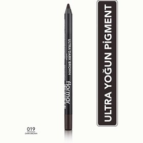Resim Flormar Ultra Yoğun Pigmentli ve Yumuşak Uçlu Mat Göz Kalemi 019 Dark Brown 