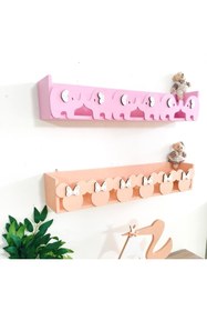 Resim HAYALHANE AHŞAP Çocuk Kitap Rafları /minnie Raf / Fil Raf / 2 Adet 