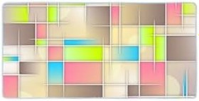 Resim Colorix Carpet Kaymaz Taban Tezgah Önü Mutfak Paspası 75x150 Cm No: 107 