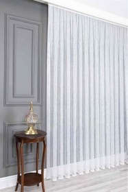 Resim Mena Rise Ev Depo Taç Ekstraforlu Tül Perde Tek Kanat ORMETUL41248EKSTRFR, Ekru, 140 x 250 1198781 