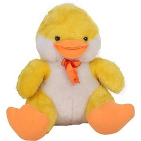 Resim Oturan Ördek Sarı Peluş 50 Cm 