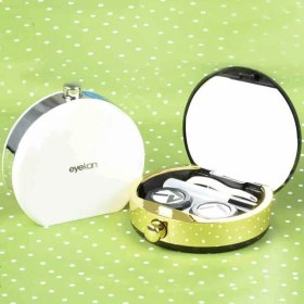 Resim Eyekan Parfüm Şişesi Şeklinde Lens Kutusu (Beyaz) 