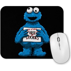 Resim Baskı Dükkanı Monster Cookies Cookie Kurabiye Canavarı Mouse Pad 