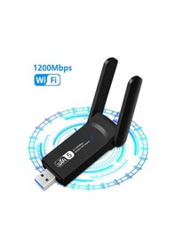 Resim Dual Band Ac1200 Usb 3.0 Adaptör Kablosuz Wifi Yükseltici 