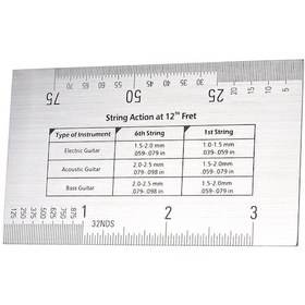 Resim Baroque Gitar Bas Mandolin Banjo Için Barok Dize Eylem Cetvel 