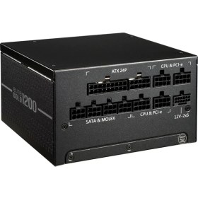 Resim Cooler Master Elite Gold MPW-C001-AFAG-BEU 1200W Atx 3.1 Pcıe-E 5.1 80+ Gold Full Modüler Power Supply 