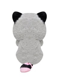 Resim Rakun Peluş Oyuncak Uyku Arkadaşı Hediyelik 17 Cm Gri 
