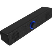Resim Sunshinee USB Powered Soundbar Bluetooth 5.0 Hoparlör 4d Surround Stereo Bas Subwoofer Ses Çubuğu Dizüstü Bilgisayar Ev Sineması Için (Yurt Dışından) 