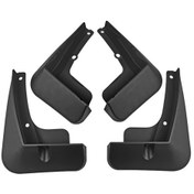 Resim Kıa Ev6 2023 İçin 4 Adet / Takım Araba Oto Yumuşak Plastik Sıçrama Flapları Çamurluk Koruması 