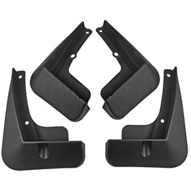 Resim Kıa Ev6 2023 İçin 4 Adet / Takım Araba Oto Yumuşak Plastik Sıçrama Flapları Çamurluk Koruması 