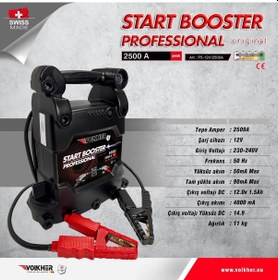 Resim Volkher Akü Takviye Cihazı 12 V - 2500 A. 