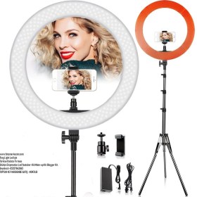 Resim Deyatech Youtube Kit 480LED Makyaj ve Kuaför Çekim Işığı 