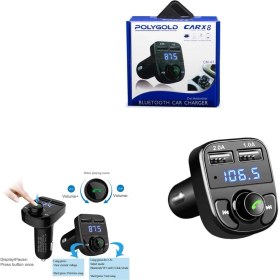 Resim PolyGold Fm Transmıtter Modülatör Bluetooth Sd/usb Polygold Cn-43 