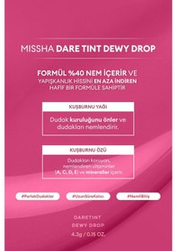Resim Uzun Süre Kalıcı Nemli Bitiş Sunan Parlak Tint Dare Tint Dewy Drop Mauve Fog 0 
