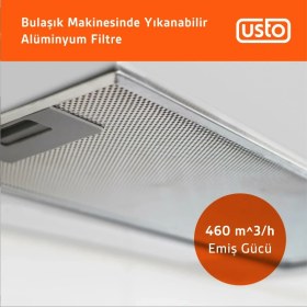 Resim Usto 4961 Siyah Sürgülü Aspiratör 