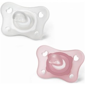 Resim Chicco Physioforma Mini Soft 2'li Emzik 0-2 Ay Kız 